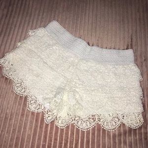 Crochet Style Shorts